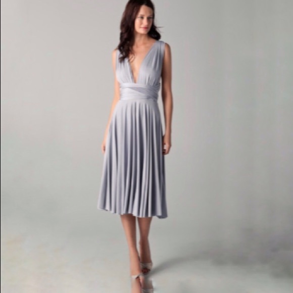 Two Birds Dresses & Skirts - Two Birds Convertible Short Straight S Gray Dress